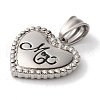 Non-Tarnish Mother's Day 304 Stainless Steel Pendants STAS-Z075-01P-2