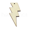 Single Face Printed Wood Big Pendants WOOD-L021-A01-2
