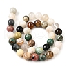 Natural Quartz Crystal & Rhodochrosite & Rose Quartz & Amethyst & Strawberry Quartz & Tourmalinated Quartz/Black Rutilated Quartz Beads Strands G-B143-A01-10mm-3