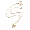 PVD Vacuum Plating 201 Stainless Steel Necklaces NJEW-R267-01Y-G-2