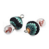 Handmade Polymer Clay Pendants CLAY-N010-065-C03-2