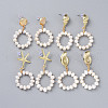 Mother's Day Jewellery Dangle Stud Earrings EJEW-JE03697-1