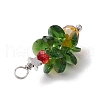 Christmas Theme Glass Pendants PALLOY-JF02866-4