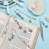 SUNNYCLUE DIY Ocean Theme Alloy Bookmarks Making Findings Kit DIY-SC0024-32-4