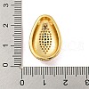 Rack Plating Brass Micro Pave Cubic Zirconia Pendants KK-P277-28G-04-3