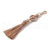 Handmade Macrame Nylon Thread Pendant Decorations HJEW-P019-09G-02-2