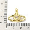 Brass Micro Pave Cubic Zirconia Pendants FIND-Z023-11G-3