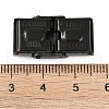 Ion Plating(IP) 201 Stainless Steel Watch Band Clasps STAS-C006-1-02B-01-3