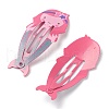 Baking Painted Iron Snap Hair Clips PHAR-B0002-27C-2