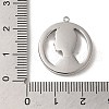 304 Stainless Steel Pendants STAS-L022-315P-3