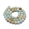 Natural Flower Amazonite Beads Strands G-D0013-74-2