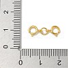 S925 Sterling Silver Double Spring Ring Clasps STER-R003-07G-3