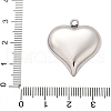 304 Stainless Steel Pendants STAS-Q349-02E-P-3