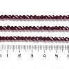 Opaque Glass Beads Strands EGLA-A035-P3mm-A02-4