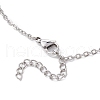 Non-Tarnish 3Pcs 3 Styles 304 Stainless Steel Cable Chain Macrame Pouch Empty Stone Holder Necklace Making NJEW-JN04970-5