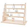 4-Tier Wood Earring Display Organizer Holder EDIS-WH0031-05A-2