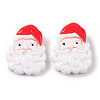Christmas Decorations Theme Opaque Resin Decoden Cabochons RESI-Z026-01K-1