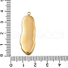 304 Stainless Steel Pave Natural Paua Shell Pendants STAS-Z125-01C-G-3