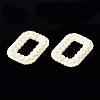 Spray Painted CCB Plastic Linking Rings CCB-Q091-009F-3