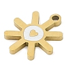 304 Stainless Steel Pendants STAS-F315-06G-03-2