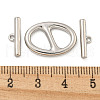 Brass Toggle Clasps KK-A223-03P-5
