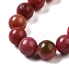 Dyed Natural Malaysia Jade Beads Strands G-G021-02C-17-2