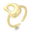 Rack Plating Brass Open Cuff Rings RJEW-S394-01G-D-2