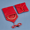 Cloth Bracelet Storage Envelope Bags with Velvet Inside AJEW-WH0475-14B-4