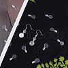 Transparent AS Plastic Pendant Blanks FIND-CA0001-16-4