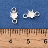 Ion Plating(IP) 304 Stainless Steel Charms Rhinestone Claw Settings STAS-U025-04A-S-3