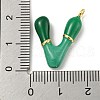 Brass Enamel Pendants KK-E093-03G-V-3