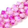 Natural Quartz Dyed Beads Strands G-U023-A02-09-2
