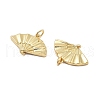 Brass Pendants KK-Q006-06G-2
