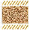 HOBBIESAY 1000Pcs Glass Twisted Bugle Beads SEED-HY0001-12B-1