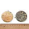 Natural & Synthetic Mixed Gemstone Big Pendants G-P519-07G-3