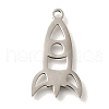 201 Stainless Steel Pendants STAS-R136-25P-1