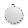 Non-Tarnish 304 Stainless Steel Pendants STAS-F287-40P-2