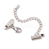 Tarnish Resistant 304 Stainless Steel Curb Chain Extender STAS-M061-05P-01-2