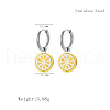 Stainless Steel Lemon Hoop Earrings EU6572-1-3