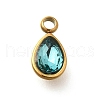 304 Stainless Steel Pendants STAS-Q346-04G-02-1