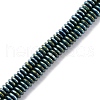 Electroplated Non-magnetic Hematite Beads Strands G-P571-B01-01G-1