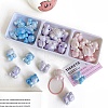 Two Tone Color Opaque Acrylic Beads OACR-N138-01-1