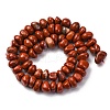 Natural Red Jaseper Beads Strands G-RM250109-B5-4