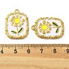 304 Stainless Steel Enamel Pendants STAS-D369-12G-3
