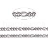 Tarnish Resistant 304 Stainless Steel Figaro Chains CHS-K001-82-2
