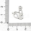 201 Stainless Steel Pendants STAS-F316-29P-01-3