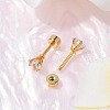 Star Glass Ear Fake Plugs EJEW-H105-23G-B-4