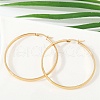 201 Stainless Steel Hoop Earrings EJEW-Q026-17G-D-4