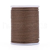 Round Waxed Polyester Cord YC-G006-01-1.0mm-03-1