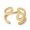 Brass Open Cuff Rings RJEW-Q778-39G-2